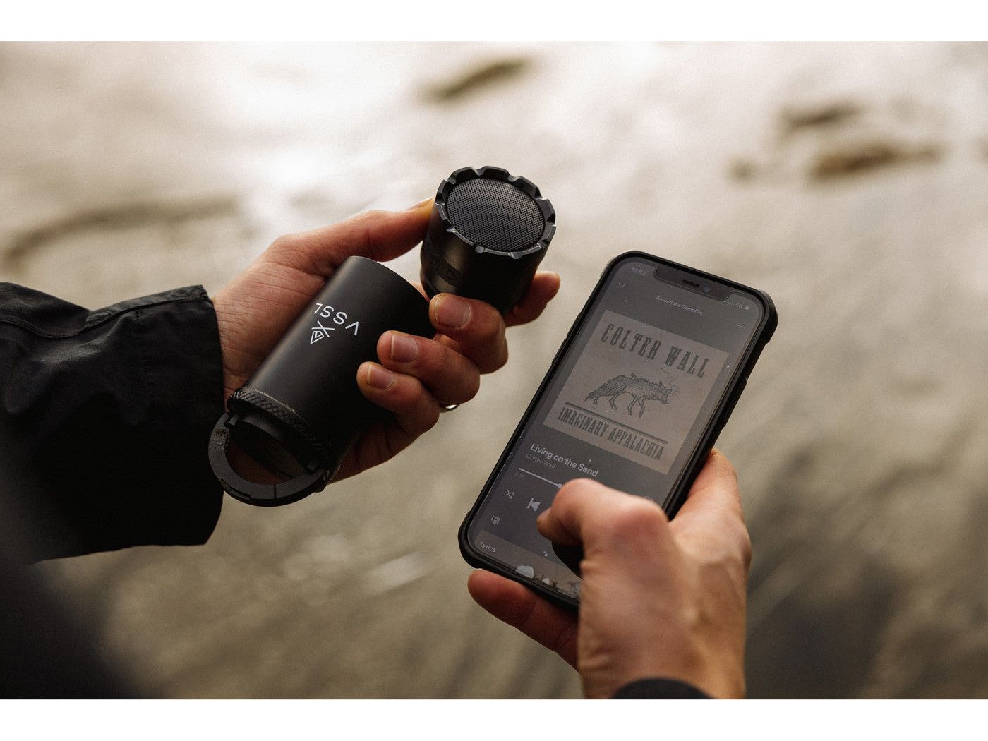 VSSL Mini Stash Speaker - Black - Flasks