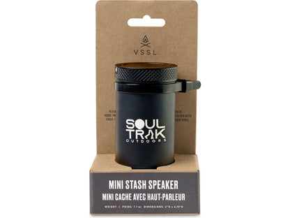 VSSL Mini Stash Speaker - Black - Flasks