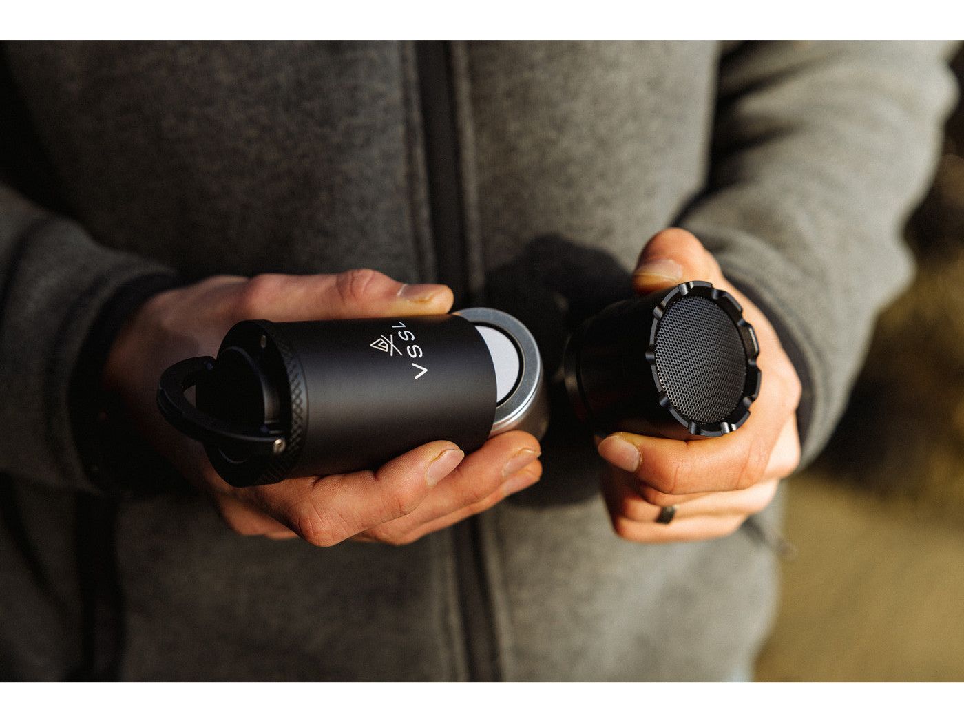 VSSL Mini Stash Speaker - Black - Flasks