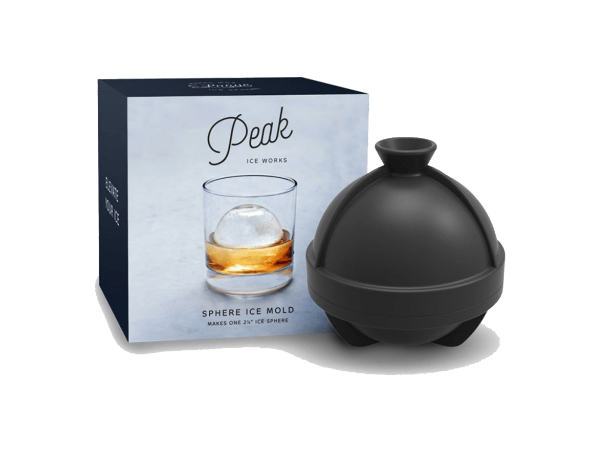 W&P Peak Single Sphere Ice Mold & Soirée Plastic Old Fashioned Gift Set - Drinkware Sets - SwagWear