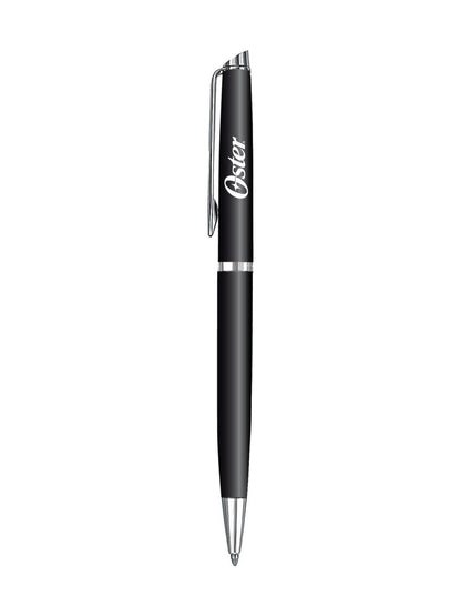 Waterman Hemisphere Ballpoint - Matte Blue Ink - Black Matte - Silver Trim - Ballpoint Pens