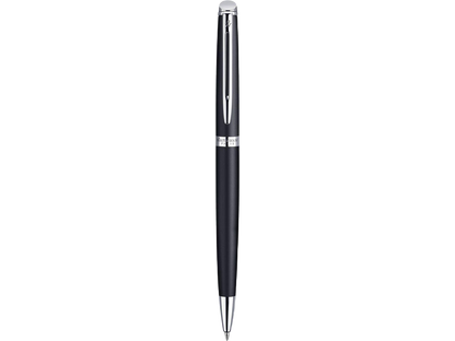 Waterman Hemisphere Ballpoint - Matte Blue Ink - Black Matte - Silver Trim - Ballpoint Pens