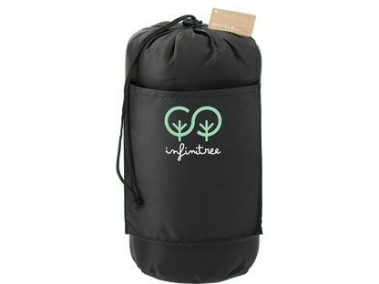 Wave Recycled Insulated Outdoor Blanket - Black - Outdoor Blankets