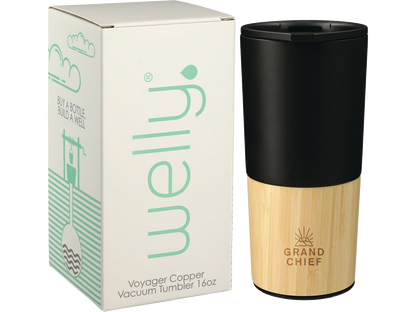 Welly® Copper Vacuum Tumbler 16oz w/ GB - Travel Tumblers