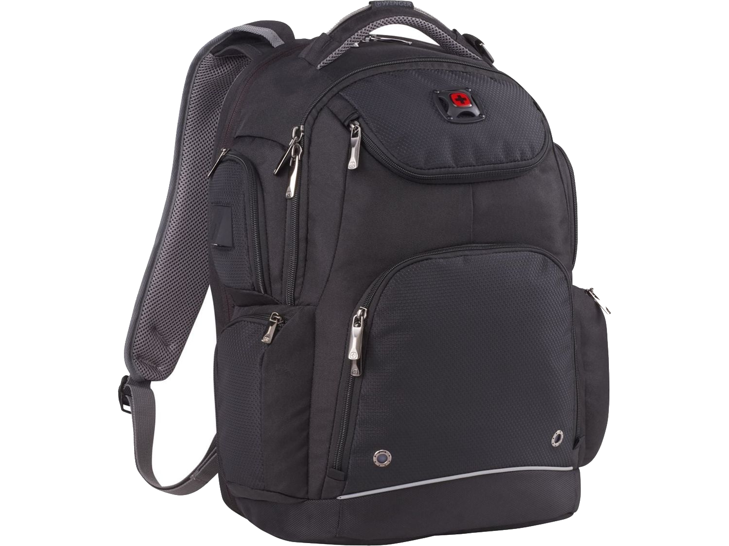 Wenger Odyssey TSA Recycled 17’’ Computer Backpack - Black - Laptop Backpacks