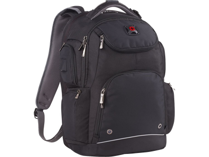 Wenger Odyssey TSA Recycled 17’’ Computer Backpack - Black - Laptop Backpacks