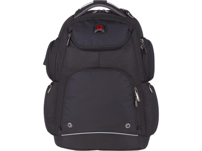 Wenger Odyssey TSA Recycled 17’’ Computer Backpack - Black - Laptop Backpacks