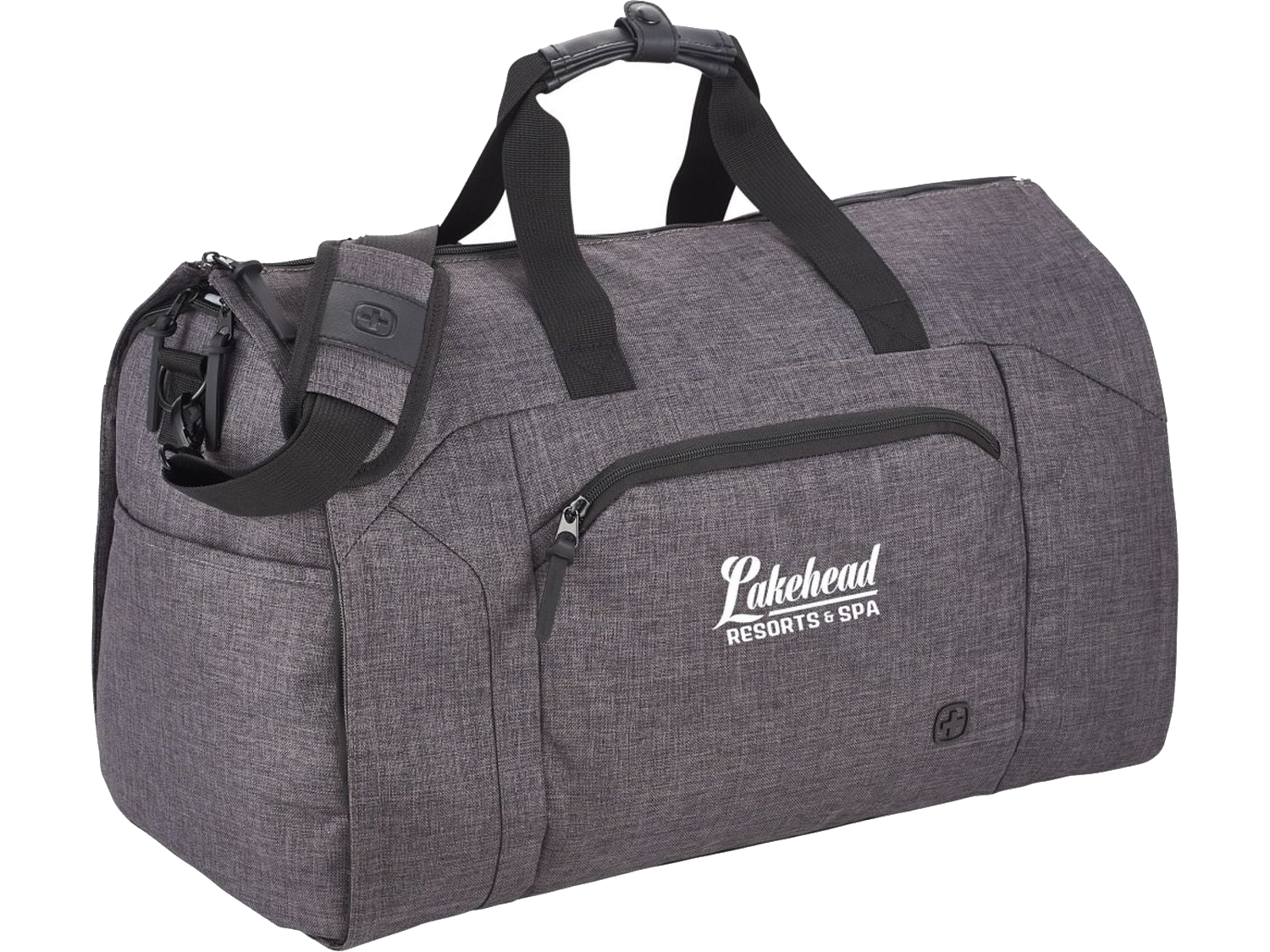 Wenger RPET Garment Duffle Bag - Charcoal - Garment Duffel Bags