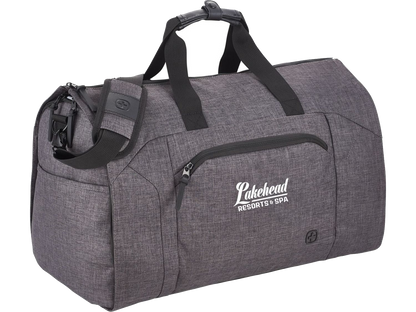 Wenger RPET Garment Duffle Bag - Charcoal - Garment Duffel Bags