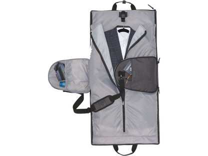 Wenger RPET Garment Duffle Bag - Charcoal - Garment Duffel Bags