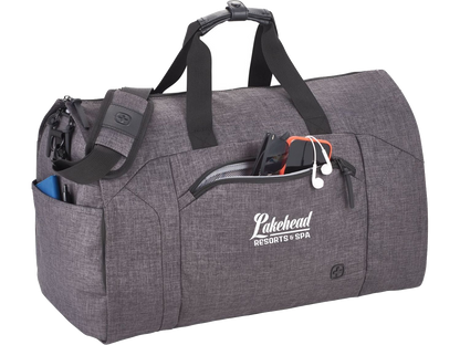 Wenger RPET Garment Duffle Bag - Charcoal - Garment Duffel Bags