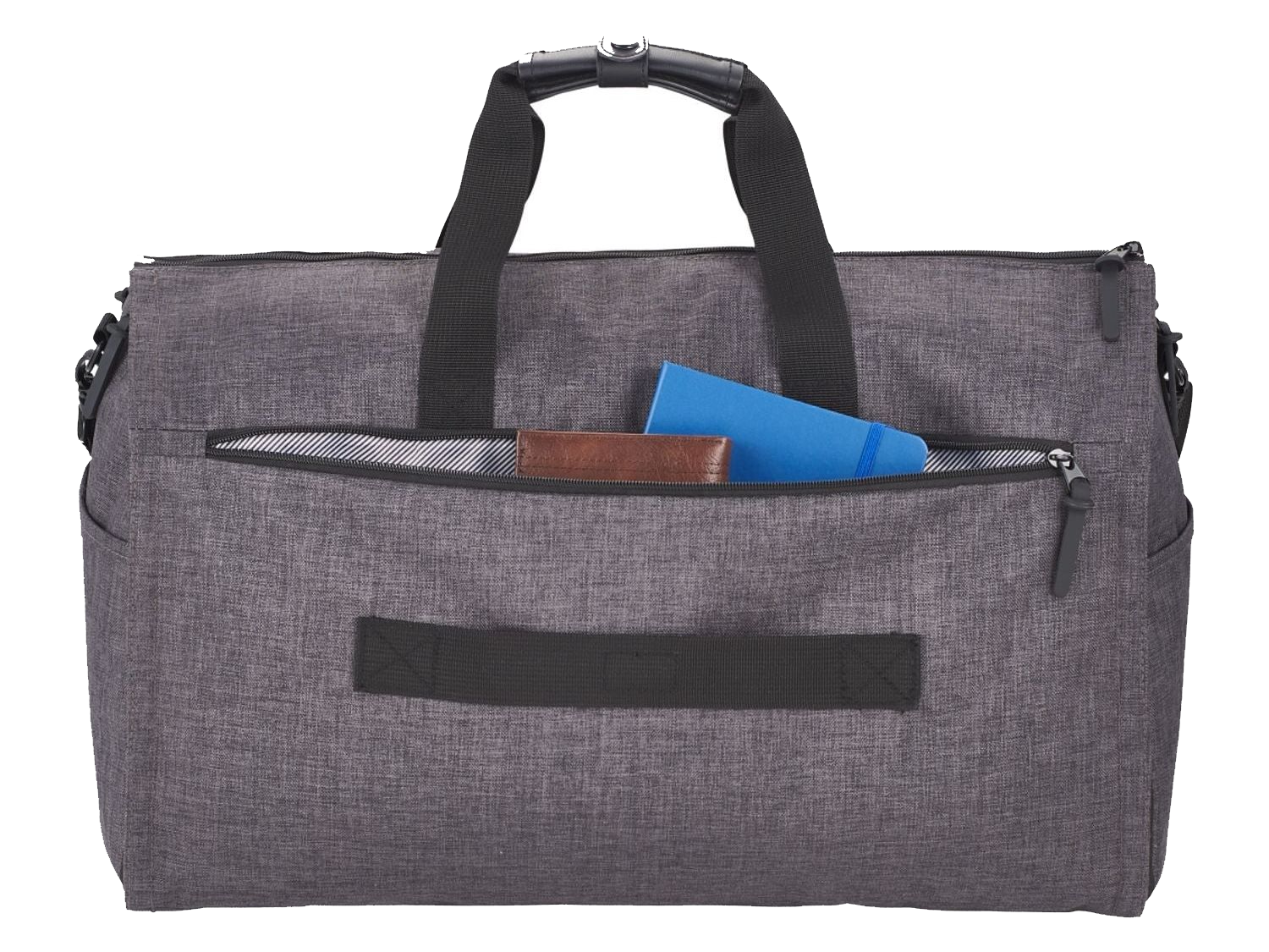 Wenger RPET Garment Duffle Bag - Charcoal - Garment Duffel Bags