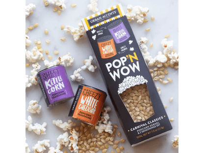 What's Pop'N Gourmet Popcorn Gift Set - Food Gift Sets - SwagWear