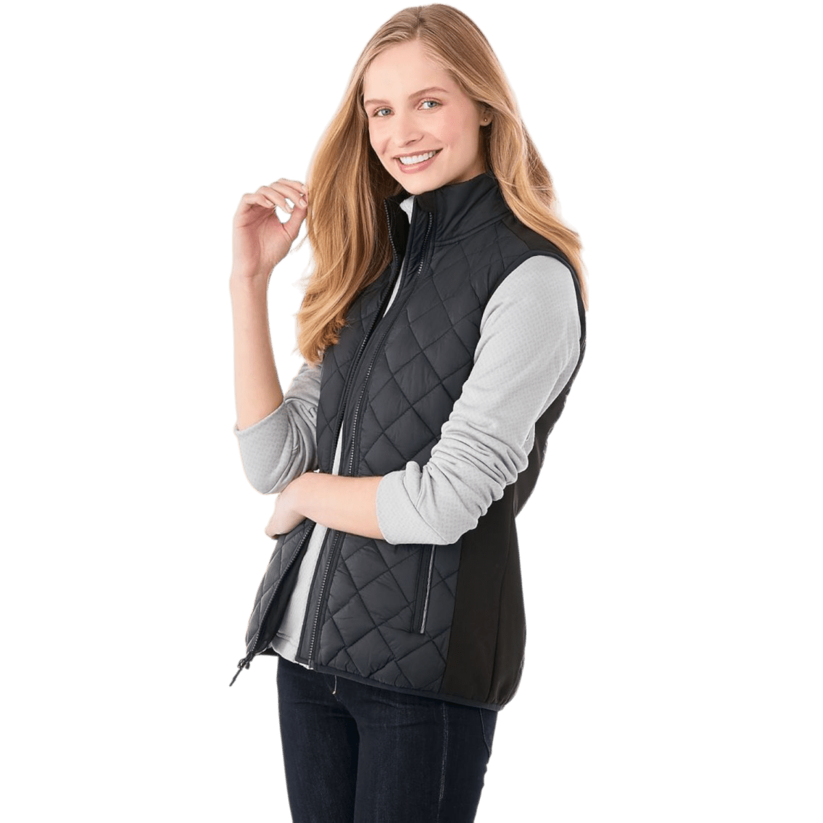 Women's SHEFFORD Heated Vest with Power Bank - Vests - SwagWear
