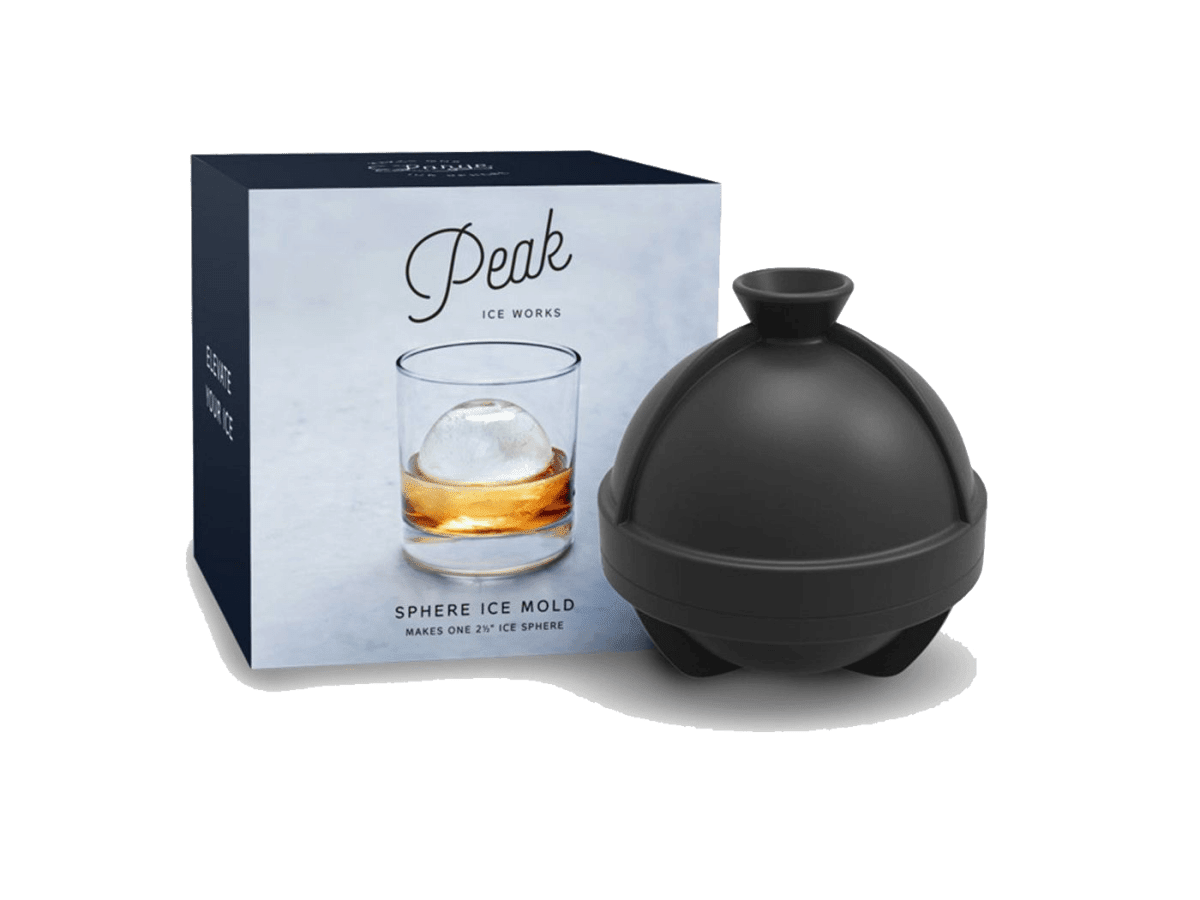 W&P Peak Single Sphere Ice Mold & Soirée Plastic Old Fashioned Gift Set - Drinkware Sets - SwagWear