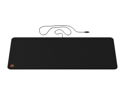Zagg Desk Mat with Wireless Charging - Black - Charging Pads
