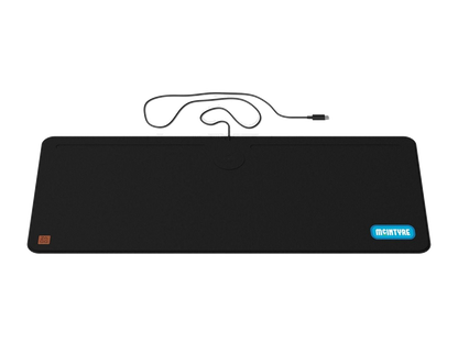 Zagg Desk Mat with Wireless Charging - Black - Charging Pads