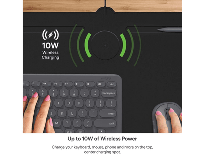 Zagg Desk Mat with Wireless Charging - Charging Pads - SwagWear