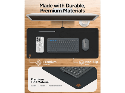 Zagg Desk Mat with Wireless Charging - Charging Pads - SwagWear