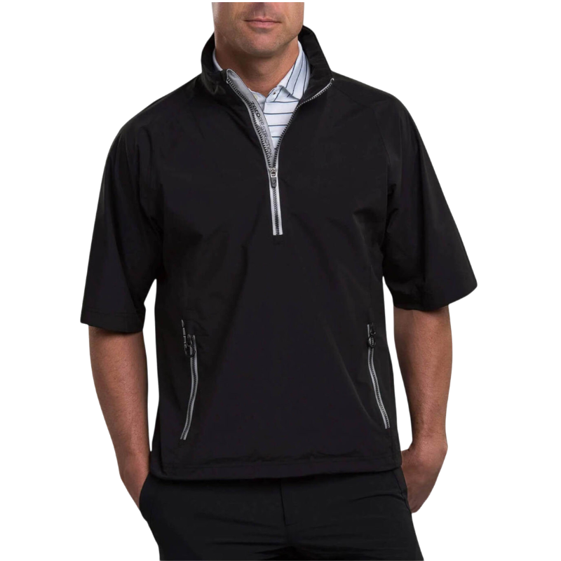 Zero Restriction Men's Power Torque Short-Sleeve Quarter-Zip