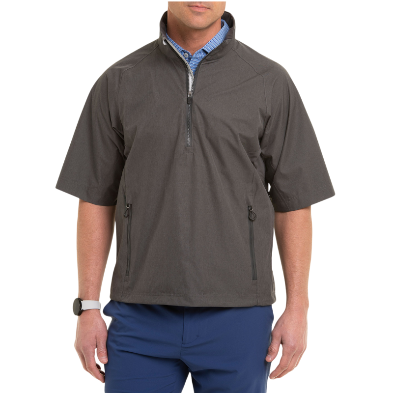 Zero Restriction Men's Power Torque Short-Sleeve Quarter-Zip