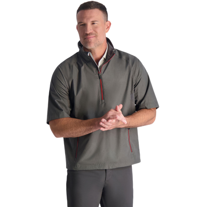 Zero Restriction Men's Power Torque Short-Sleeve Quarter-Zip