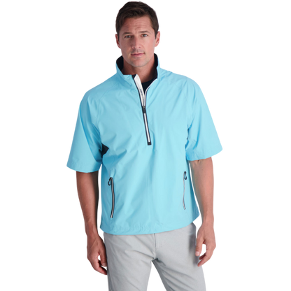 Zero Restriction Men's Power Torque Short-Sleeve Quarter-Zip