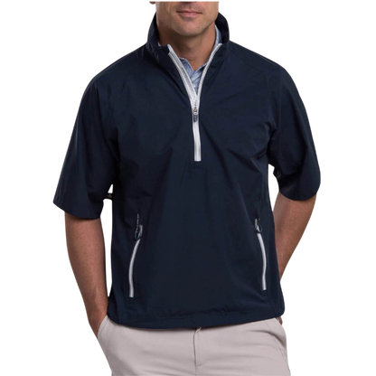 Zero Restriction Men's Power Torque Short-Sleeve Quarter-Zip