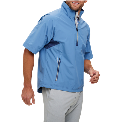Zero Restriction Men's Power Torque Short-Sleeve Quarter-Zip