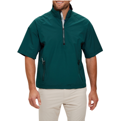 Zero Restriction Men's Power Torque Short-Sleeve Quarter-Zip