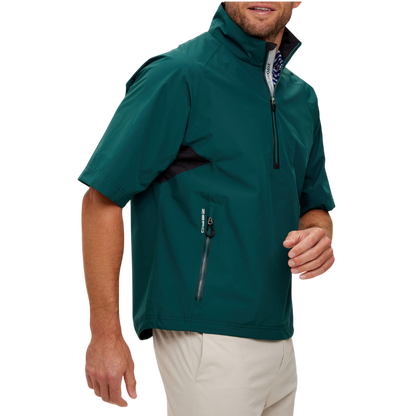 Zero Restriction Men's Power Torque Short-Sleeve Quarter-Zip