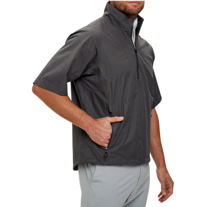 Zero Restriction Men's Power Torque Short-Sleeve Quarter-Zip