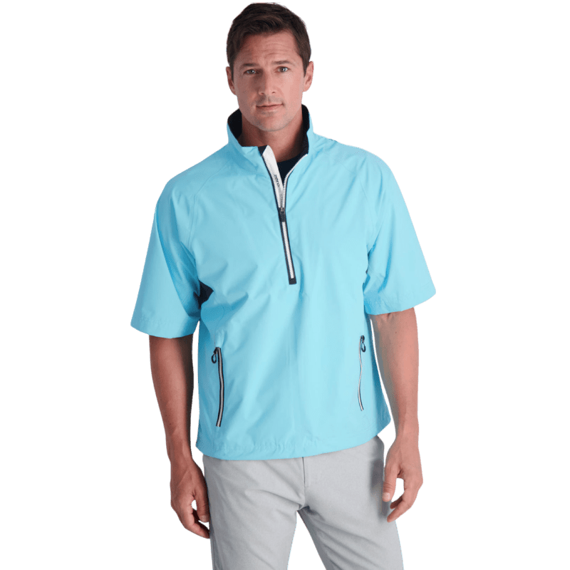 Zero Restriction Men's Power Torque Short-Sleeve Quarter-Zip - Pullovers - SwagWear