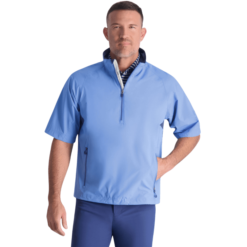 Zero Restriction Men's Power Torque Short-Sleeve Quarter-Zip - Pullovers - SwagWear