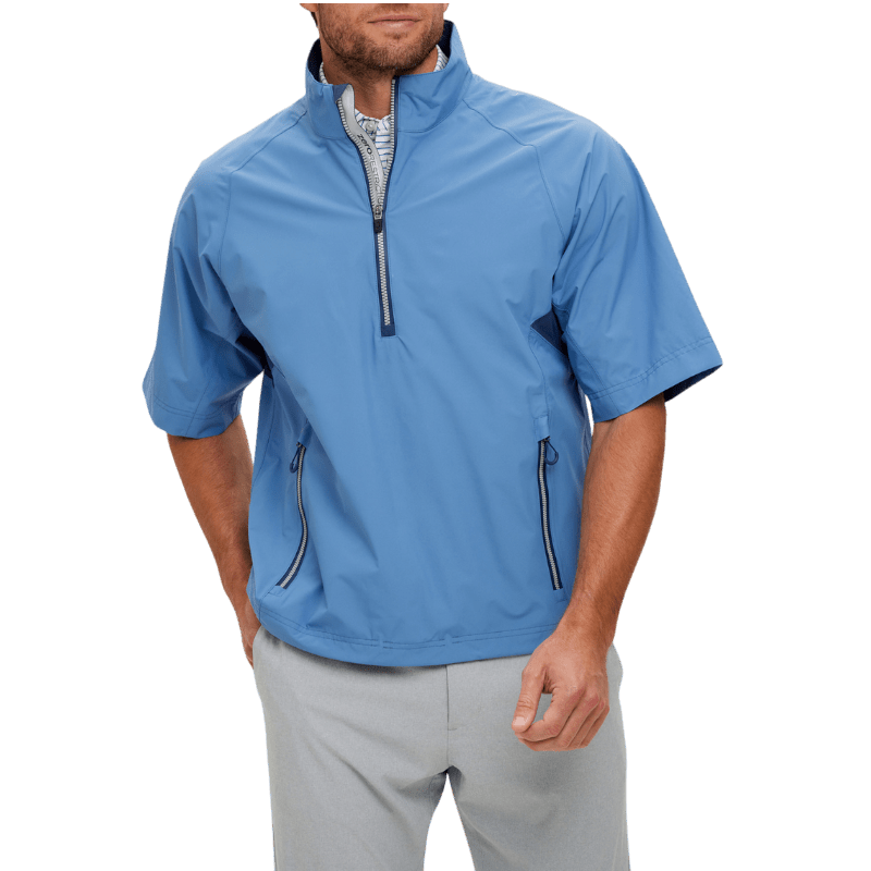 Zero Restriction Men's Power Torque Short-Sleeve Quarter-Zip - Pullovers - SwagWear