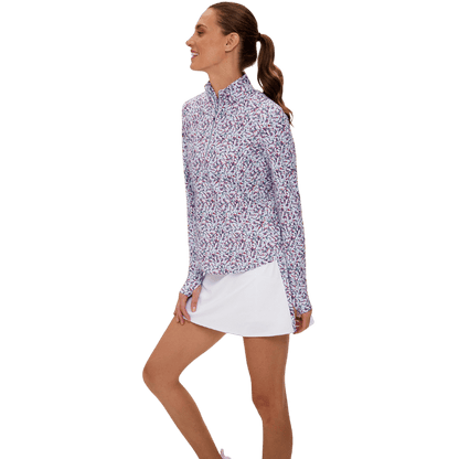 Zero Restriction Women's Renae Quarter-Zip Mock Neck - Pullovers - SwagWear