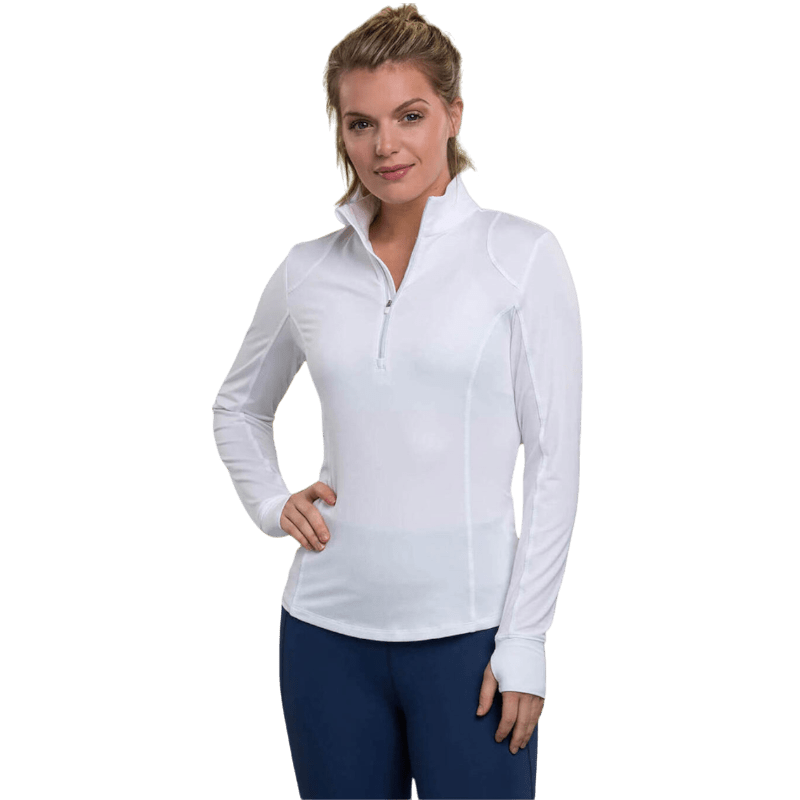 Zero Restriction Women's Renae Quarter-Zip Mock Neck - Pullovers - SwagWear