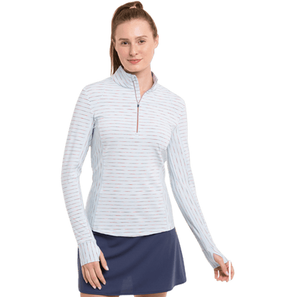Zero Restriction Women's Renae Quarter-Zip Mock Neck - Pullovers - SwagWear